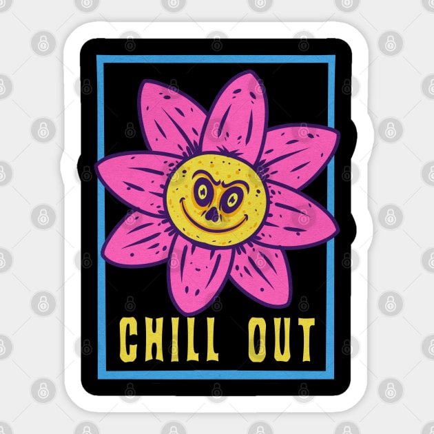 Chill out Sticker by Mbronkpunk